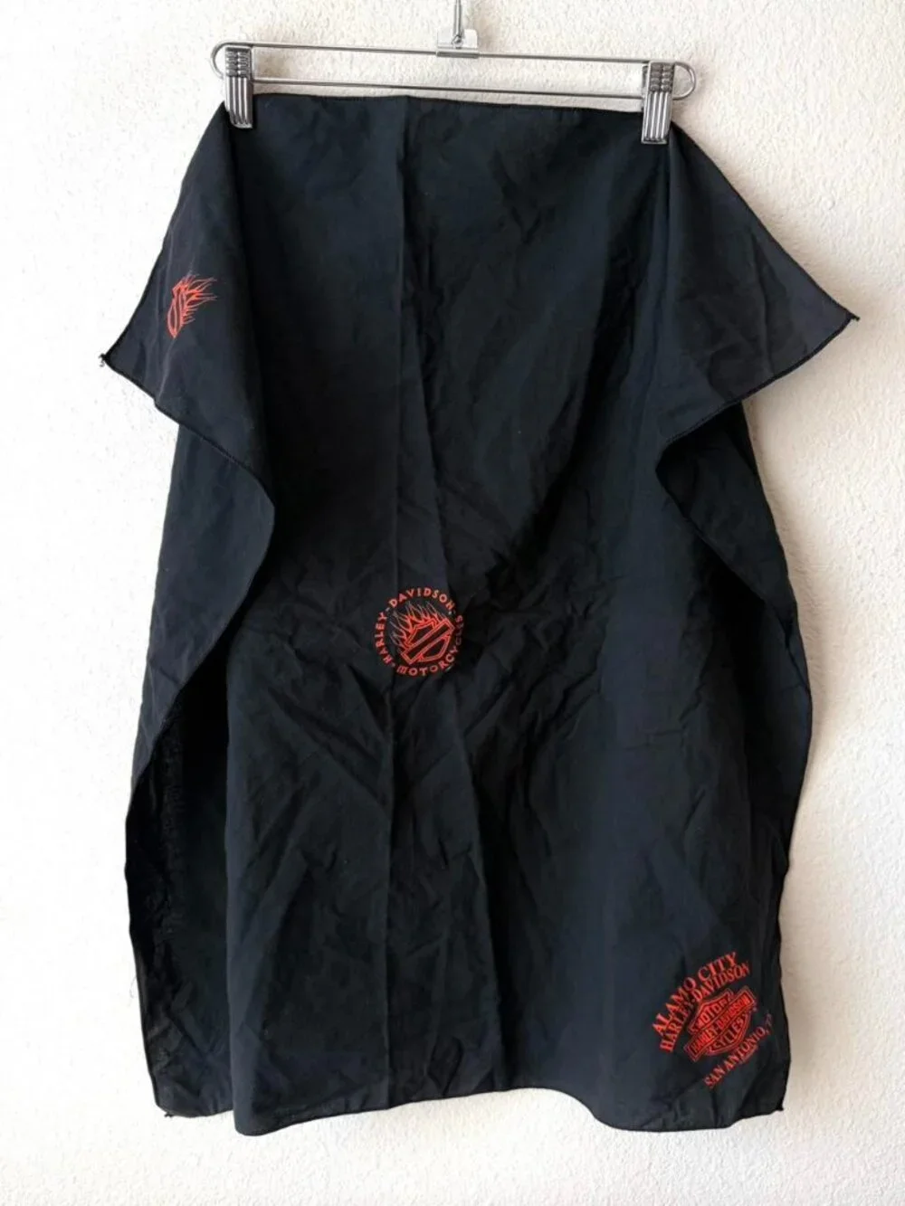 Harley Davidson year 2000 vintage black bandana scarf
